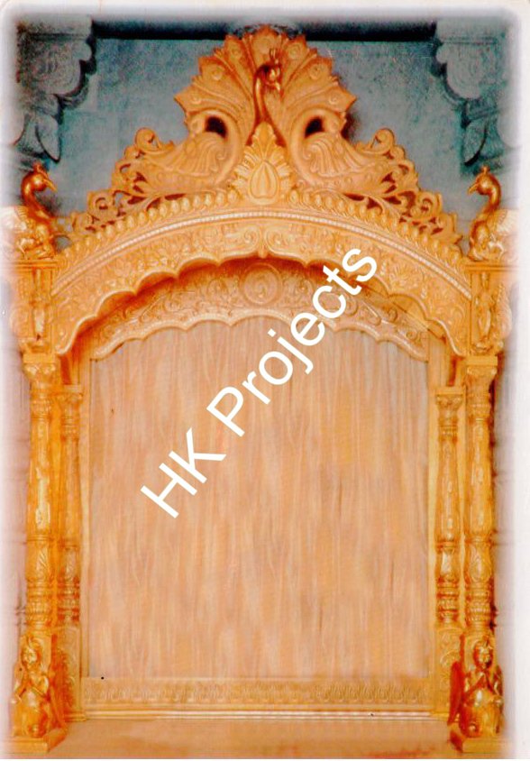 Carved Temple Element